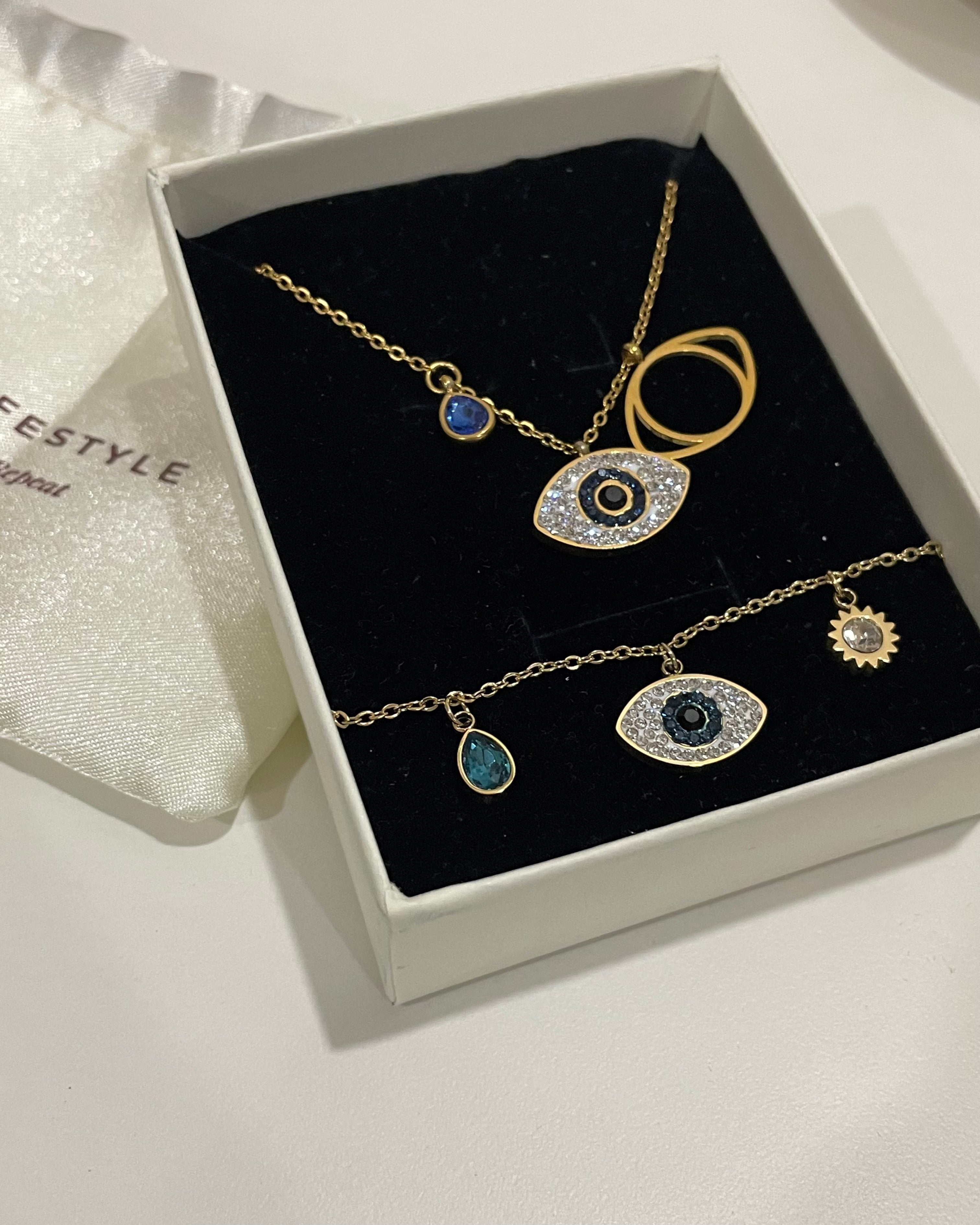 Evil eye charm Necklace